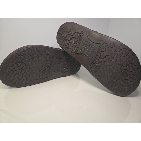Vintage Retired Baltimore Birkenstock Brown Leather Womens 10 Mens 8 Broken In - Picture 10 of 12